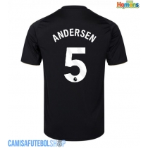 Camisa de time de futebol Fulham Joachim Andersen #5 Replicas 3º Equipamento 2025-26 Manga Curta